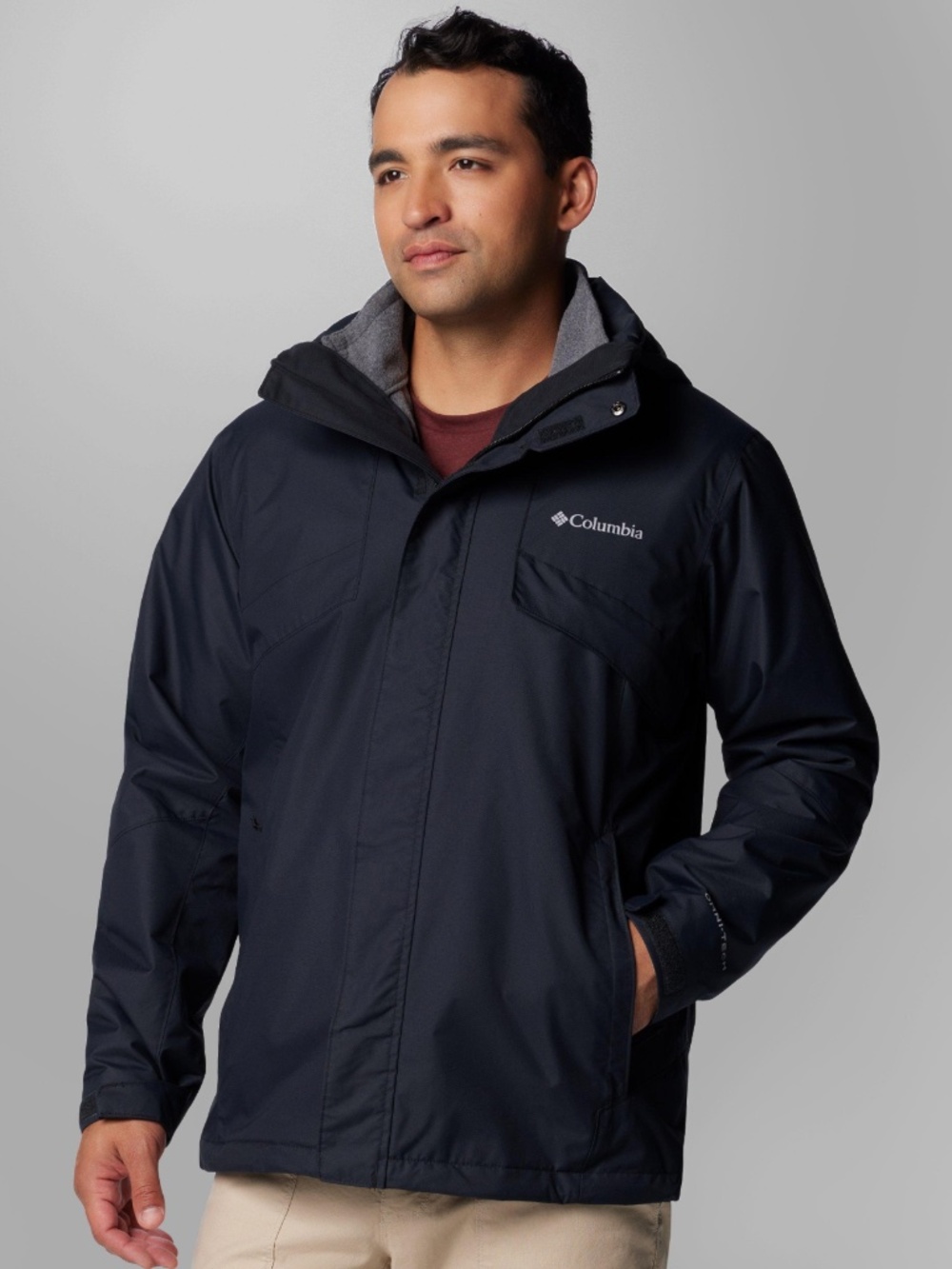 NWT Columbia Men's Black Bugaboo III Fleece Interchange Jacket Size 3XT